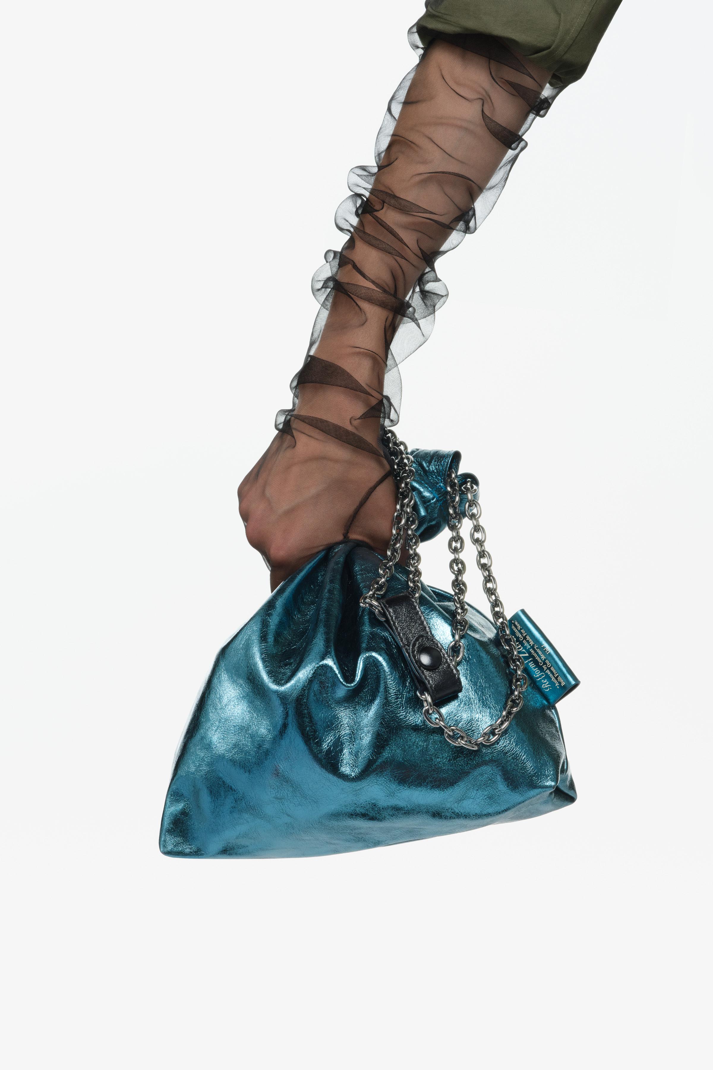 LIMITED EDITION TRI-CHIC レザースモールバッグ - グリーン | ZARA 