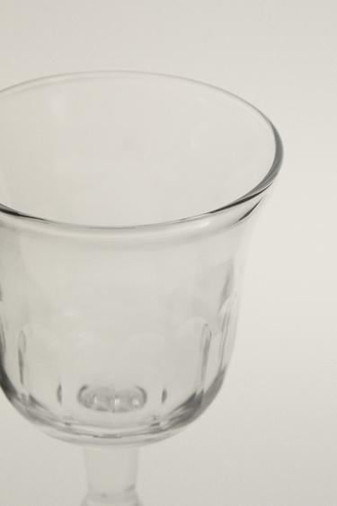 VERRE À PIED RELIEF VERTICAL - Transparent de Zara - Image 2