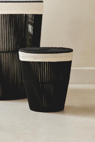 PAPELERA TEJIDO INTERIOR - Negro de Zara