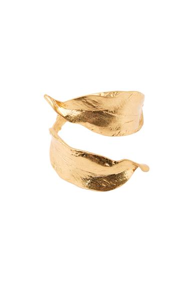 TEXTURED LEAF BRACELET