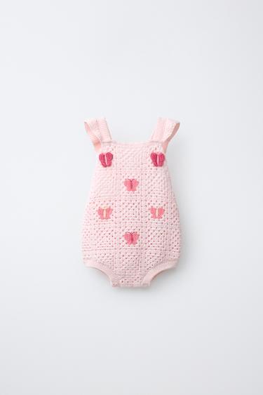 אוברול קרושה פרפרים - ורוד של Zara - תמונה 0