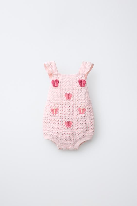PELELE CROCHET MARIPOSAS - Rosa de Zara - Imagen 0