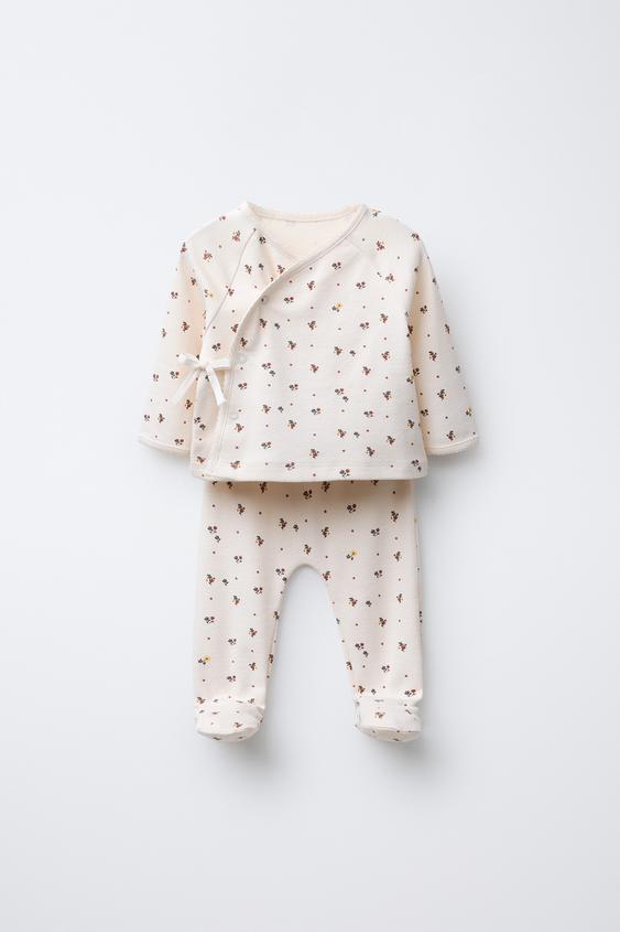 FLORAL T-SHIRT AND LEGGINGS SET