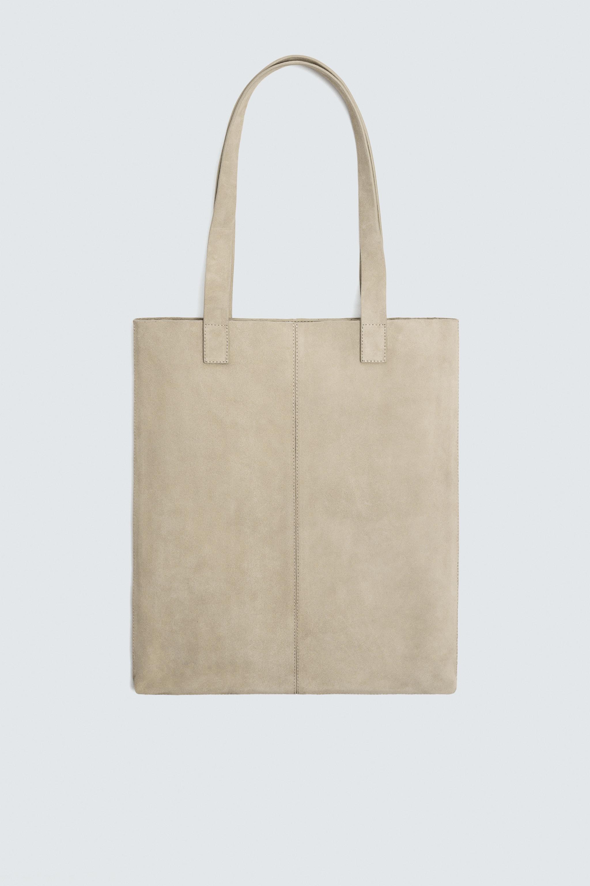 レザートートバッグ - サンドブラウン | ZARA Japan / 日本