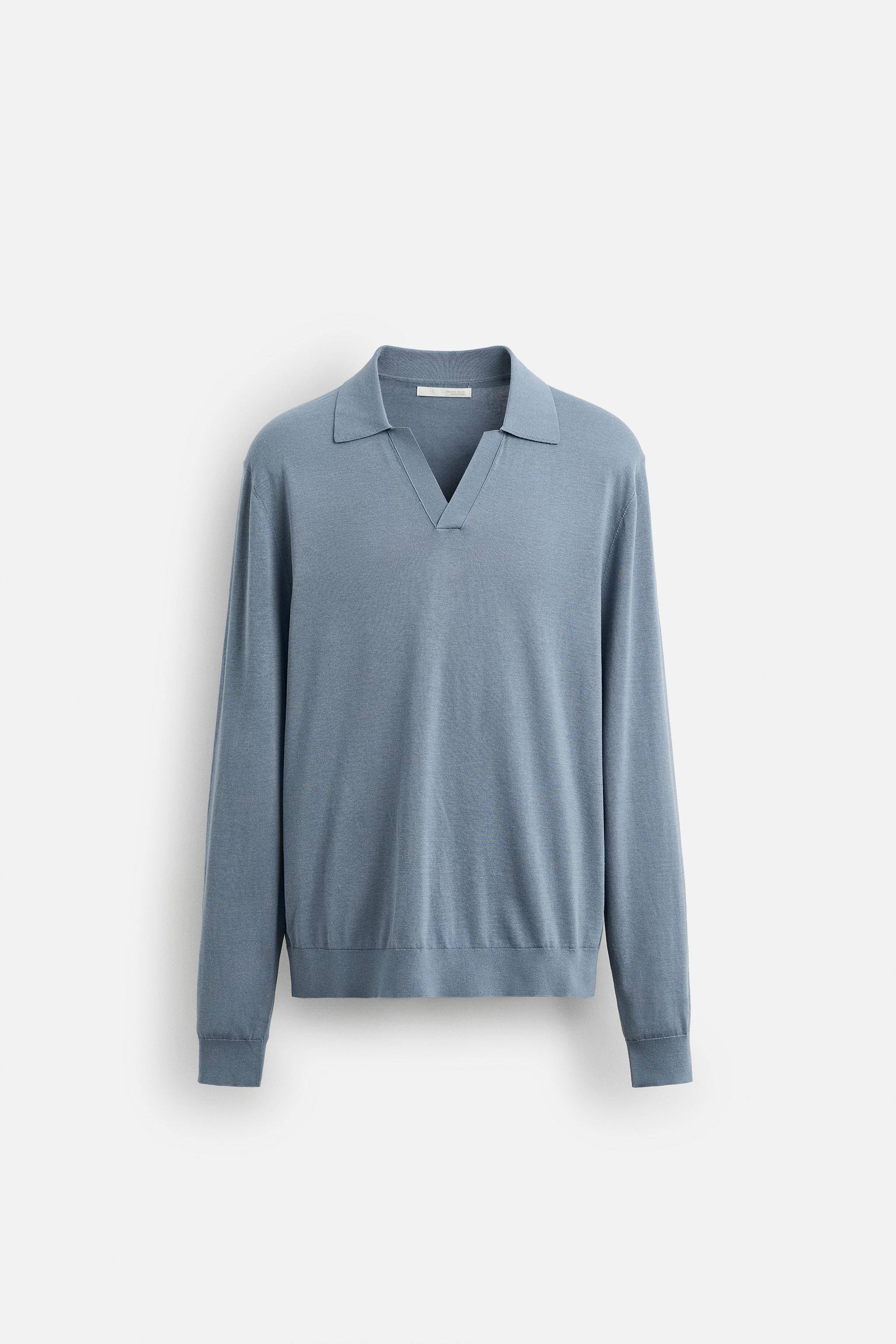 POLO EN MAILLE MÉLANGE DE COTON