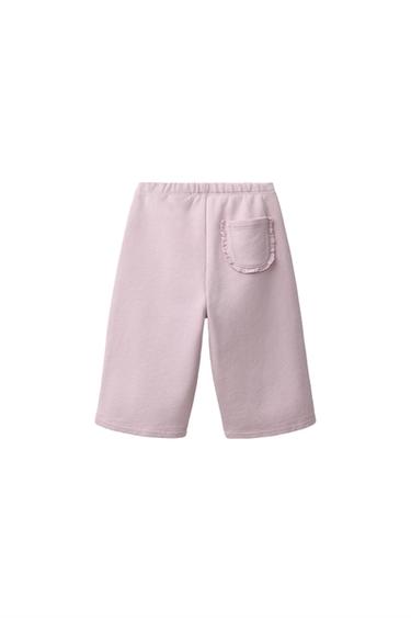 COTTON POCKET TROUSERS — Dusty mauve 2
