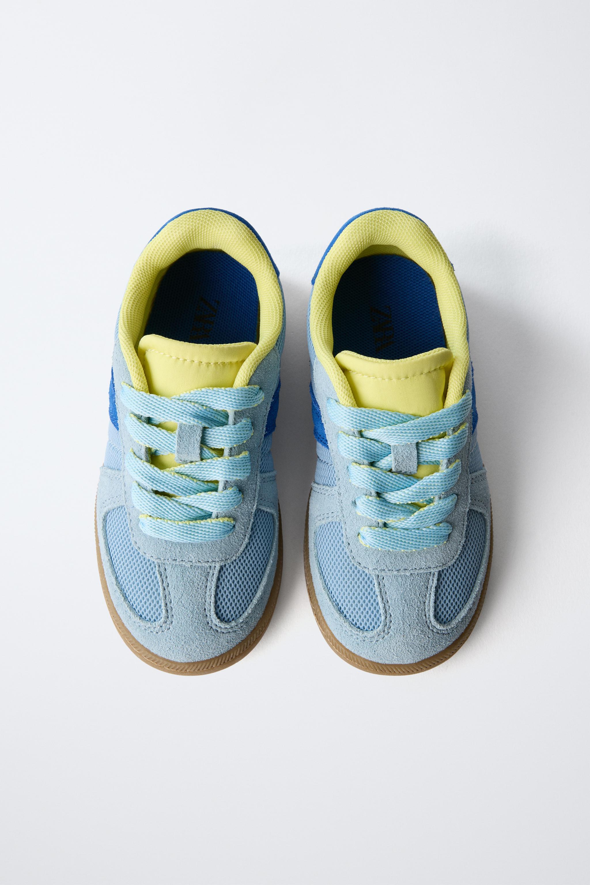 RETRO SNEAKERS - Blue | ZARA United States