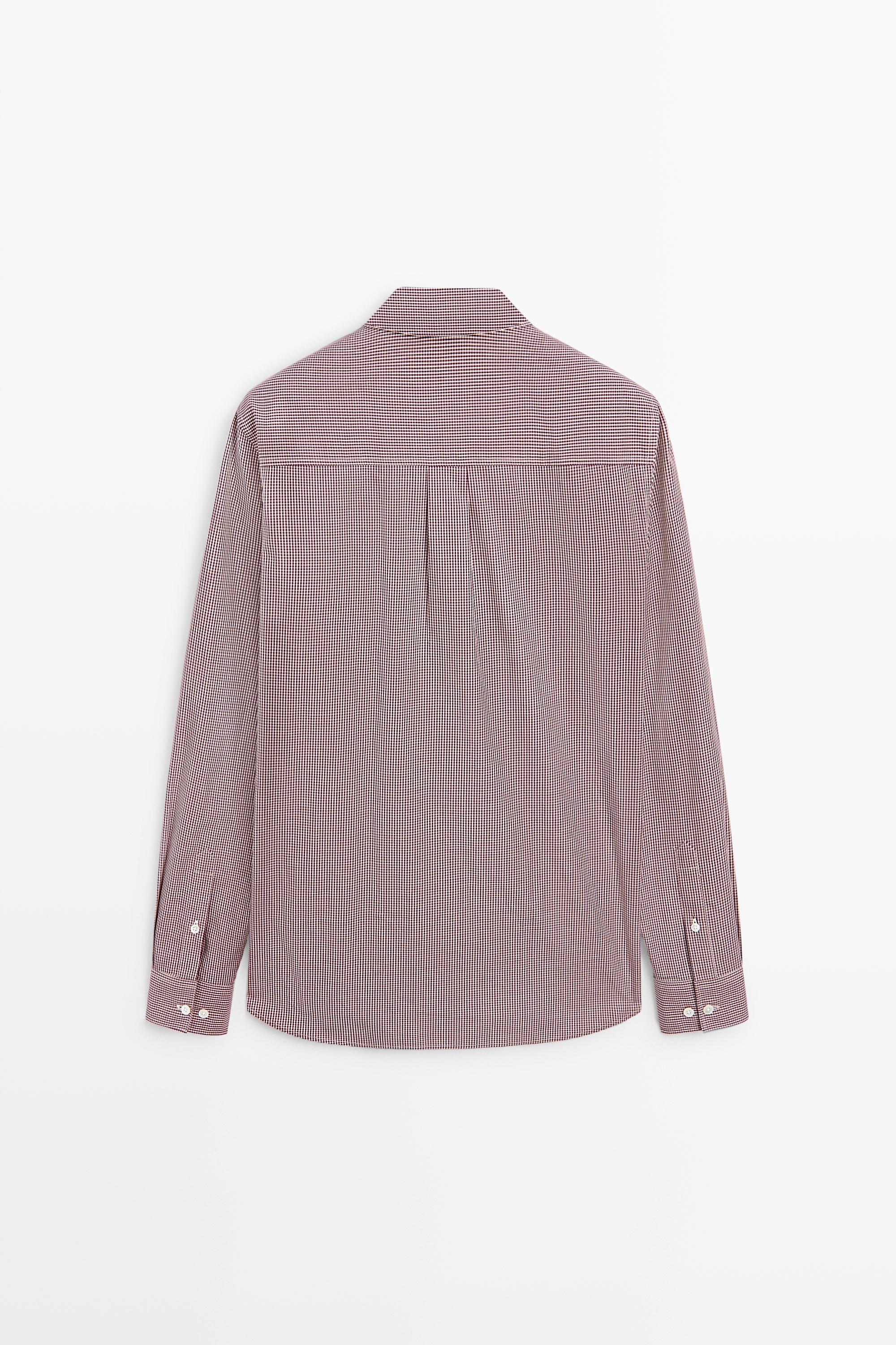 Regular fit gingham shirt