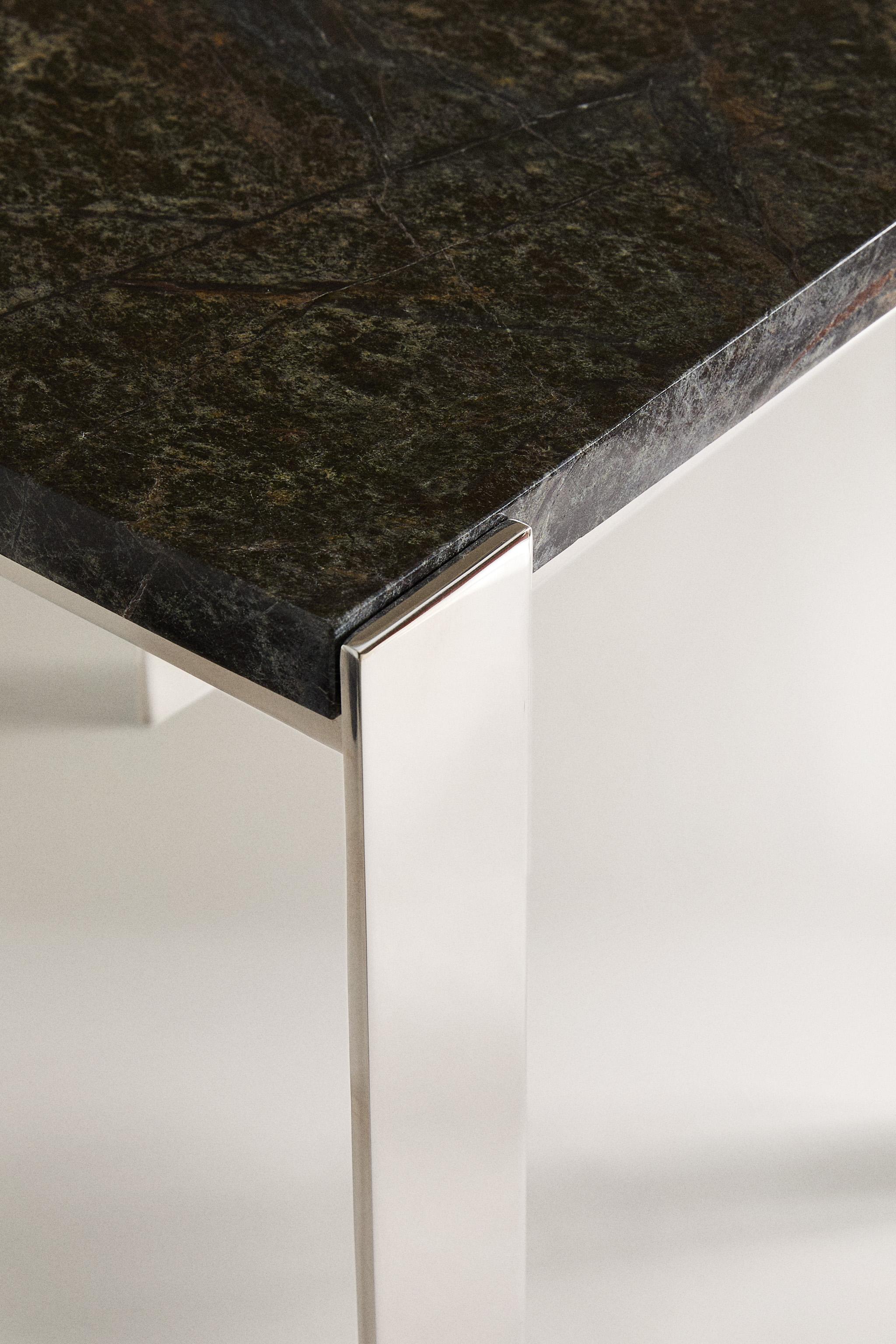 マーブルメタル サイドテーブル - ブラック | ZARA Japan / 日本