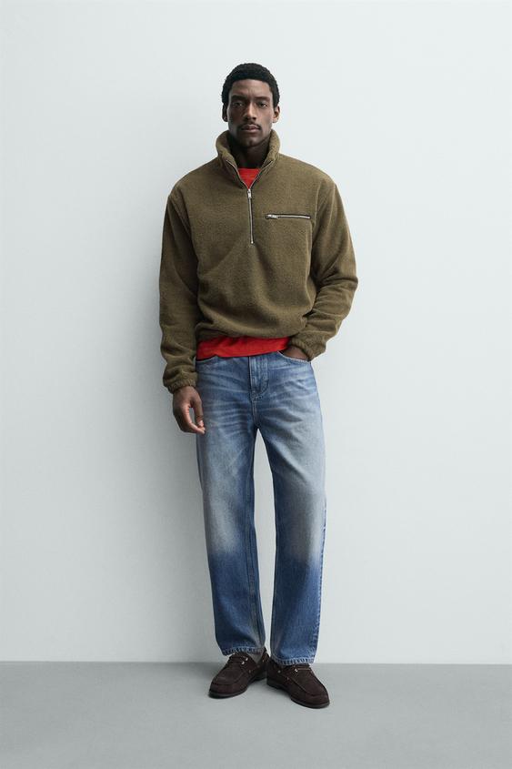 FLEECE QUARTER-ZIP SWEATSHIRT