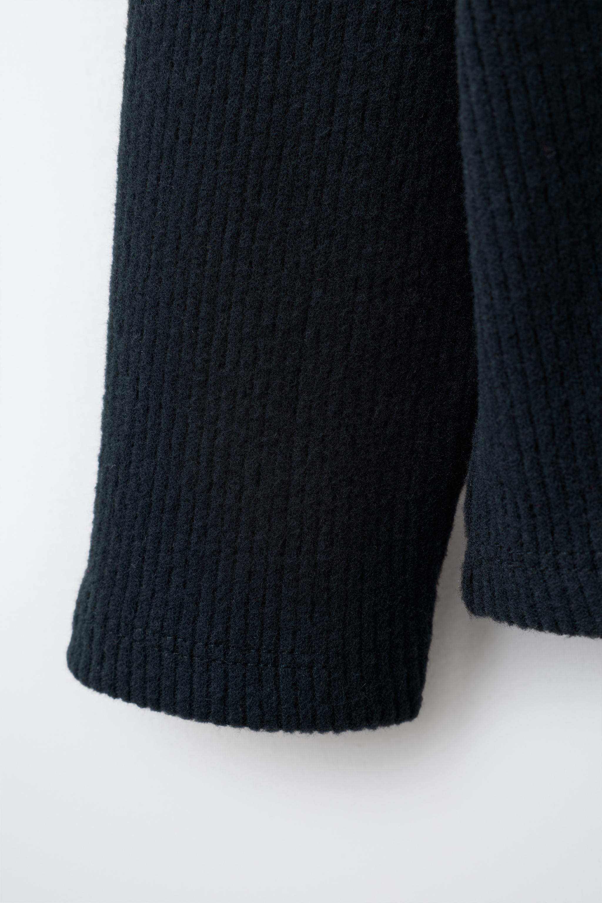 SOFT-TOUCH EMBROIDERED PETER PAN COLLAR SWEATSHIRT