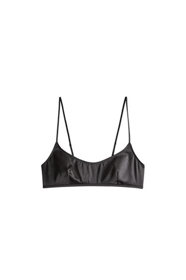 MULBERRY SILK BRA - Grey by Zara