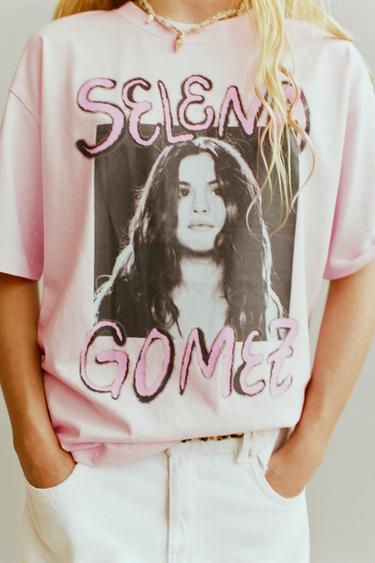SELENA GÓMEZ © T-SHIRT - Pink by Zara - Image 5