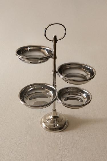 VERTICAL STEEL BOWL STAND - Steel by Zara