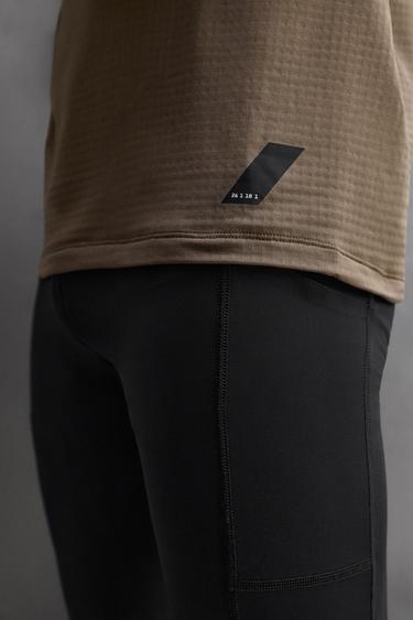 POLARTEC© QUARTER-ZIP SWEATSHIRT - camel by Zara - Image 5