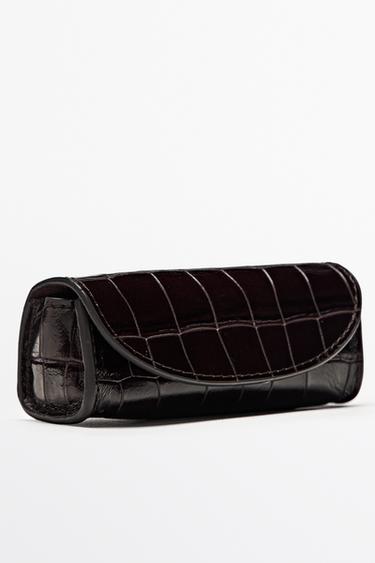 Nappa leather ring case with coco finish — Chocolate 2
