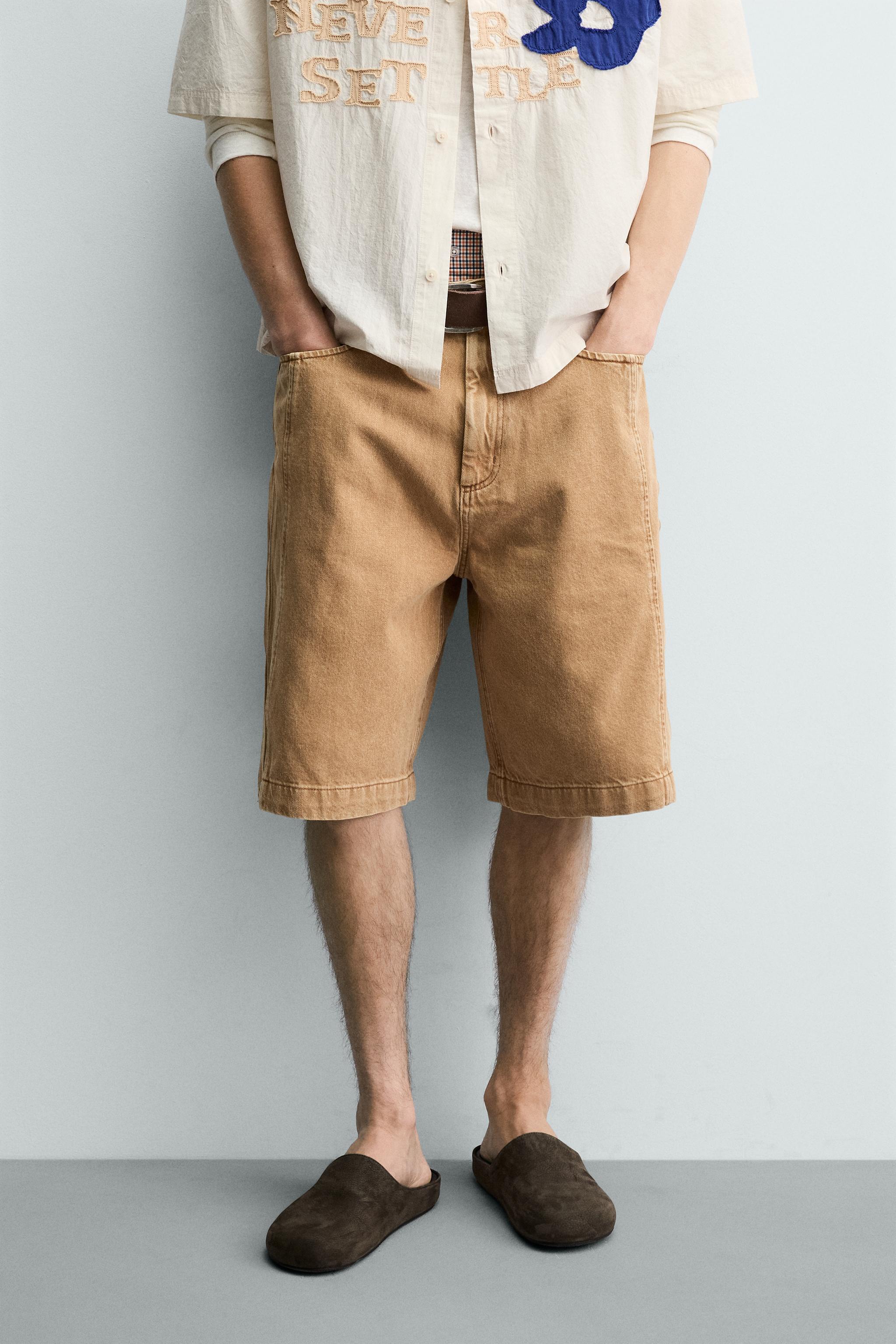BUTTONED BAGGY FIT SHORTS
