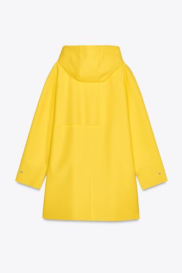 RUBBERISED JACKET ZW COLLECTION - Yellow by Zara - Image 8