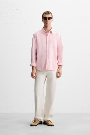 OXFORD SHIRT - Pink by Zara - Image 0
