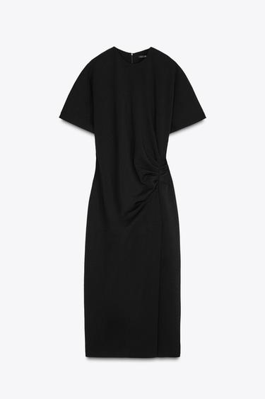 FITTED CREPE DRESS