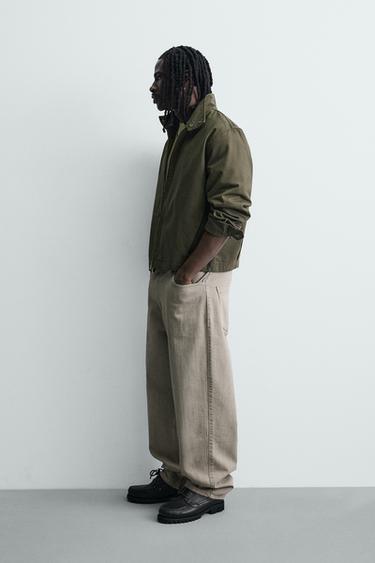 RELAXED FIT TROUSERS WITH WRAP FASTENING - Light grey by Zara - Image 3