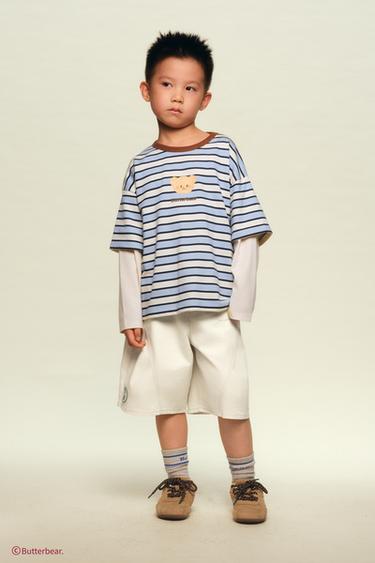 BUTTERBEAR © STRIPED T-SHIRT - striped by Zara