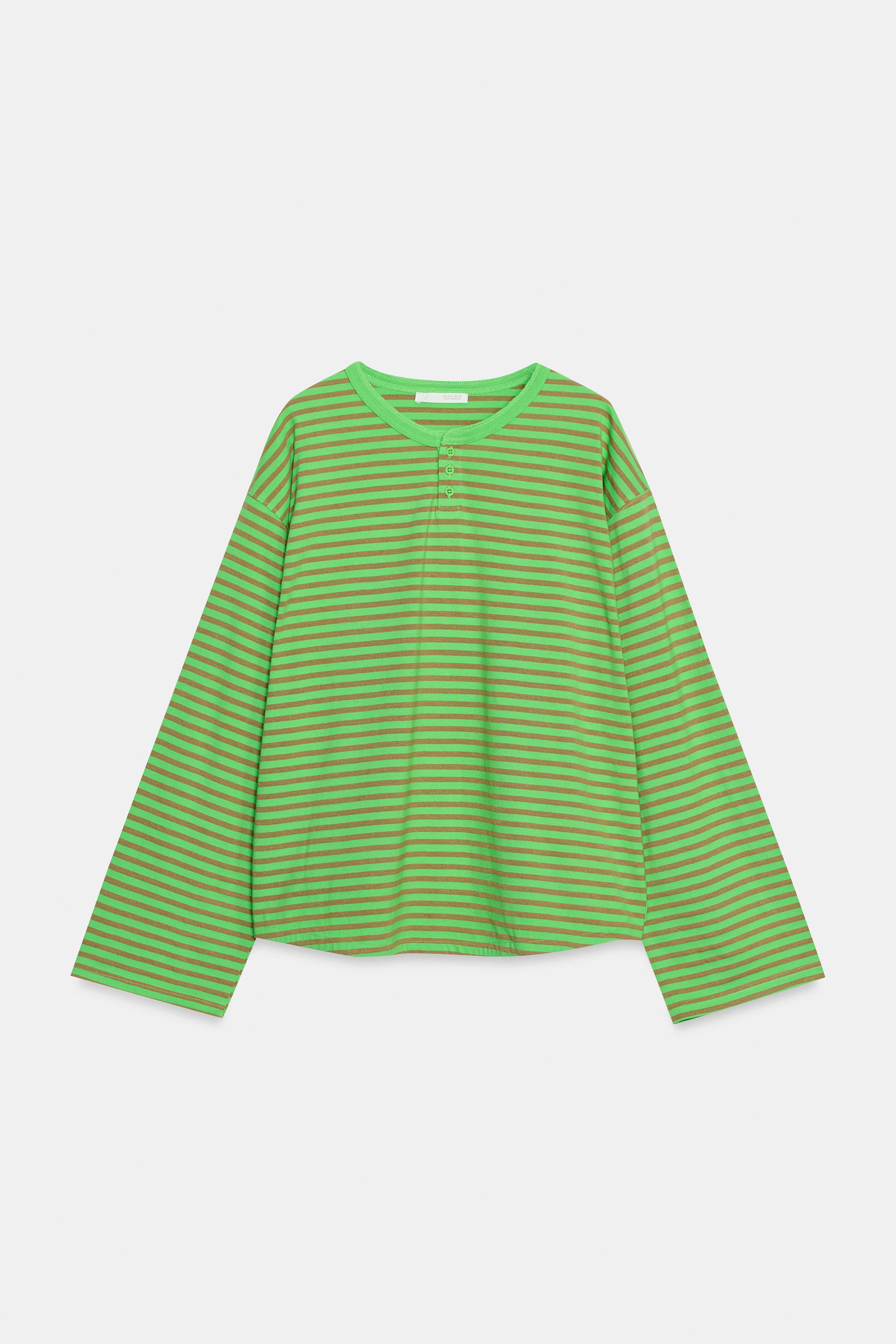 LONG SLEEVE STRIPED T-SHIRT
