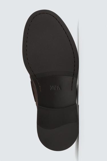 LIMITED EDITION SPLIT SUEDE DECK SHOES - Brown by Zara - Image 6