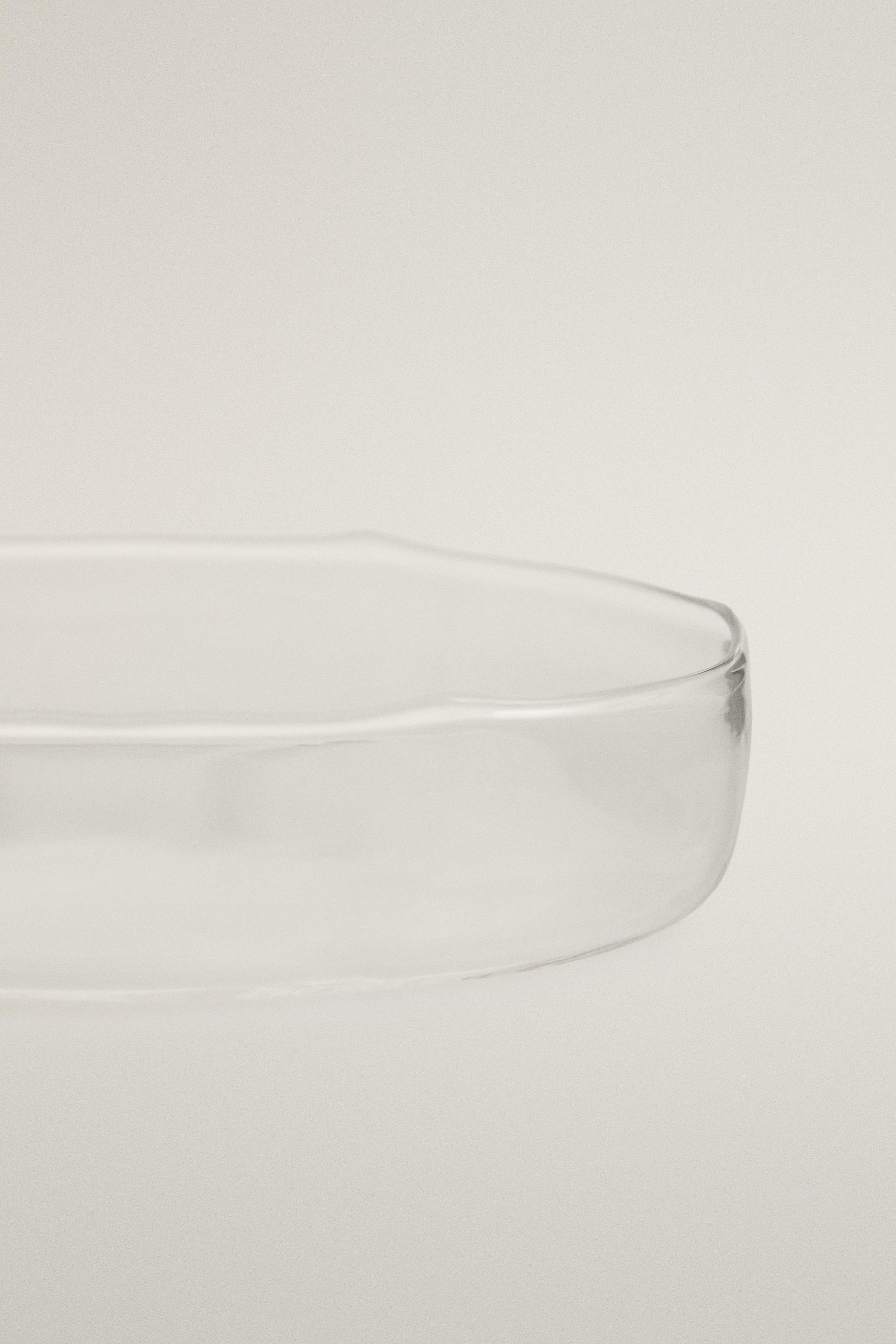 BOROSILICATE GLASS BATHROOM SOAP DISH