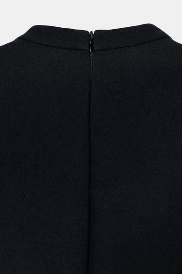 SHORT PUFF SLEEVE DRESS - Black by Zara - Image 7