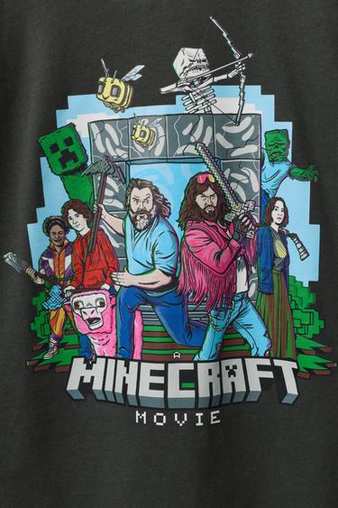 T-SHIRT IMPRIMÉ MINECRAFT © MOJANG AB. ™ - Anthracite foncé de Zara - Image 3
