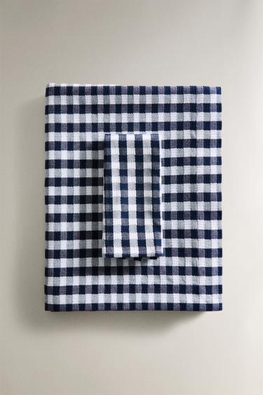 NAPPE CARREAUX VICHY - Bleu de Zara - Image 0