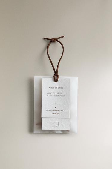 PACK OF SACRED WOODS SCENTED INCENSE CONES (PACK OF 10) - Oyster-white by Zara - Image 4