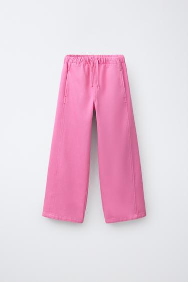 PANTALÓN WIDE LEG - Rosa de Zara