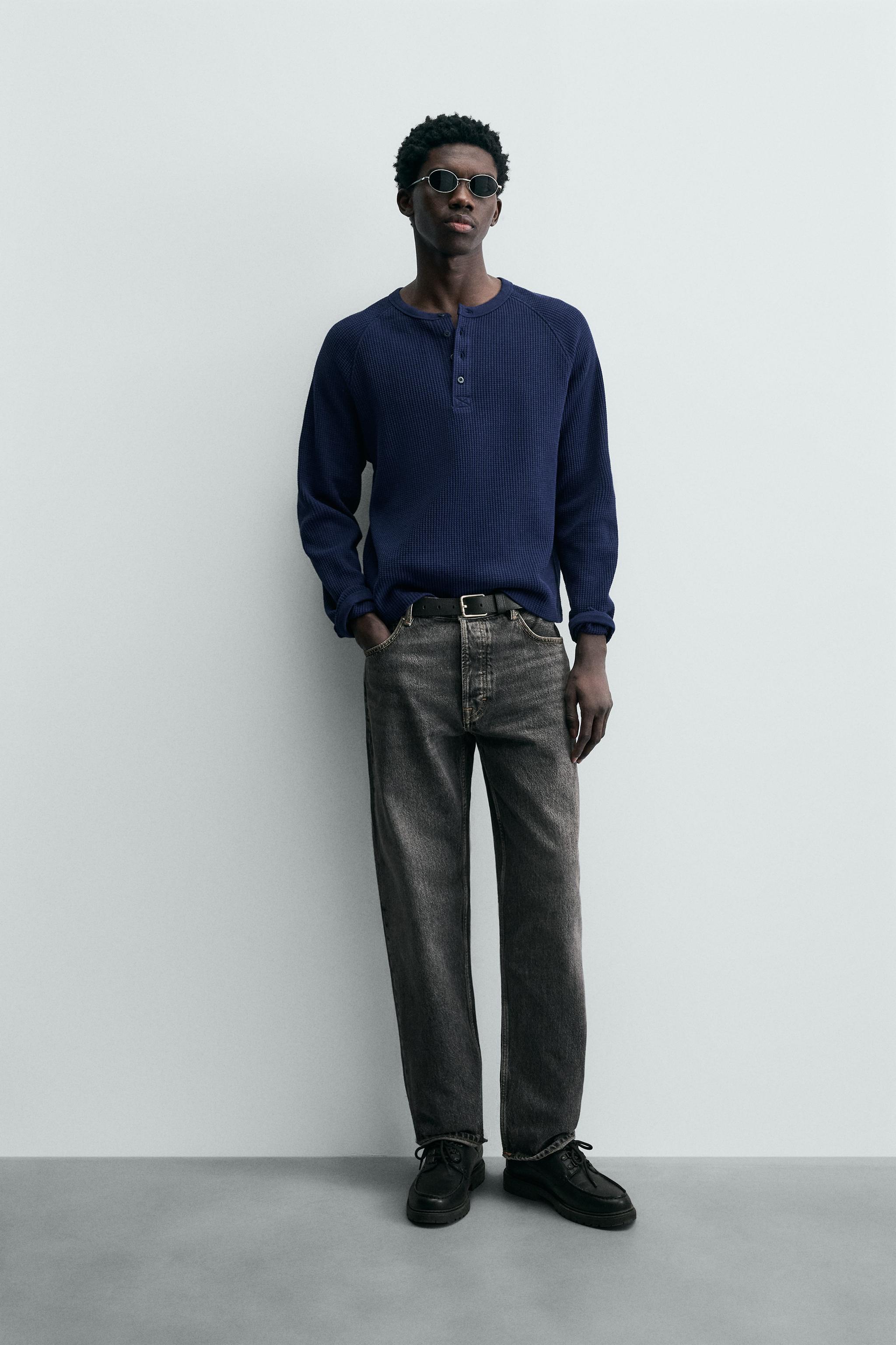 AMERICANA THERMAL BACK HENLEY NECK サマール AMERICANA THERMAL BACK HENLEY NECK