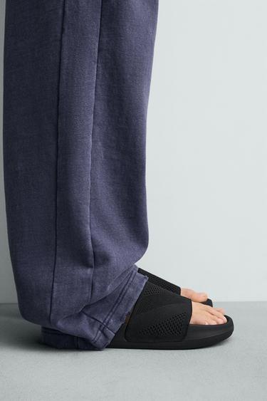 Zara BATHROOM SANDALS - Black - Image 0