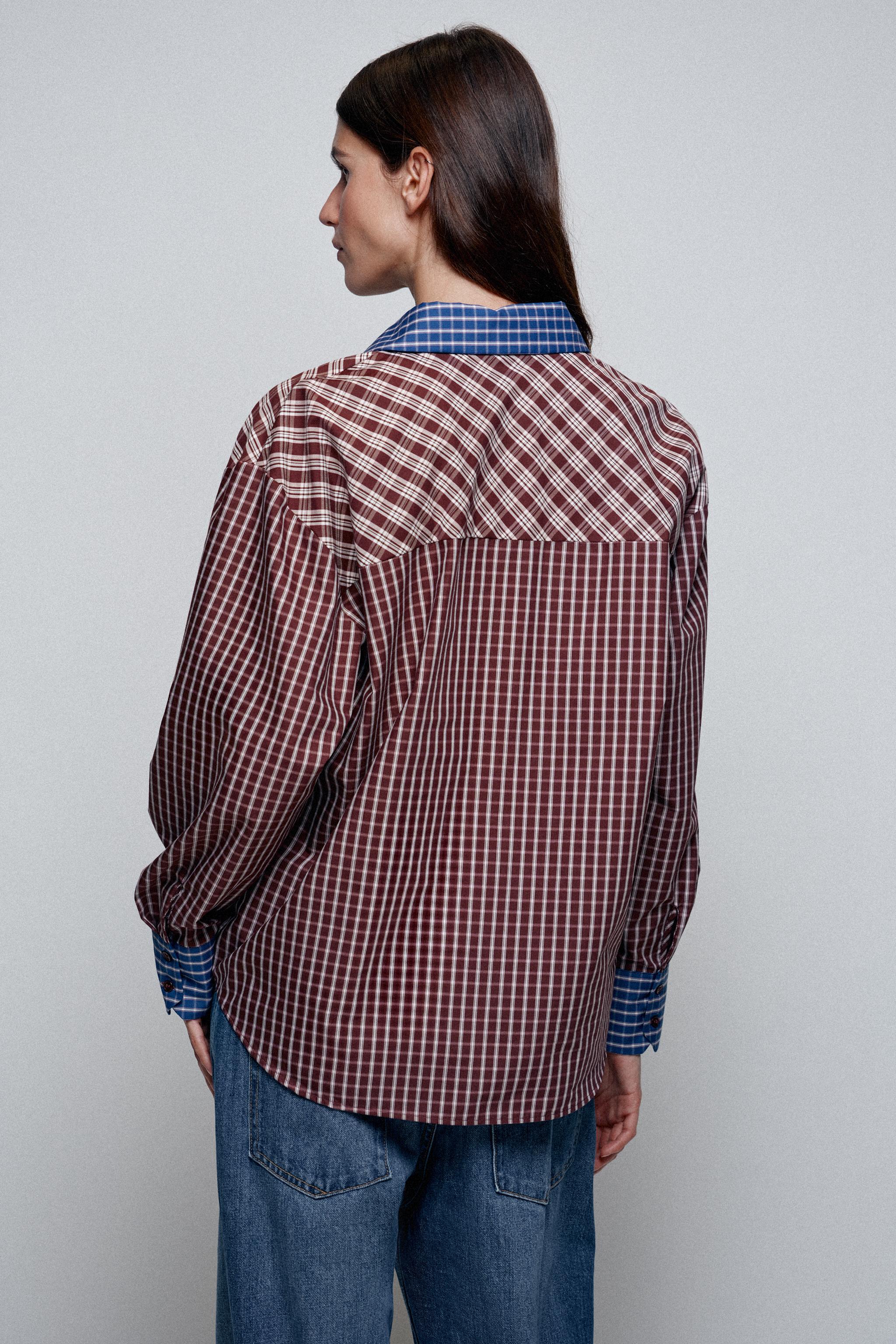 CHEMISE PATCHWORK CARREAUX