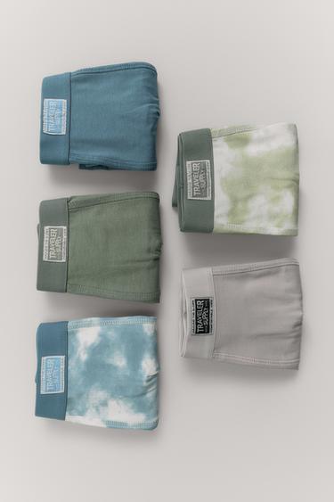 6-14 AÑOS/ PACK CINCO BÓXER ETIQUETA - Multicolor de Zara