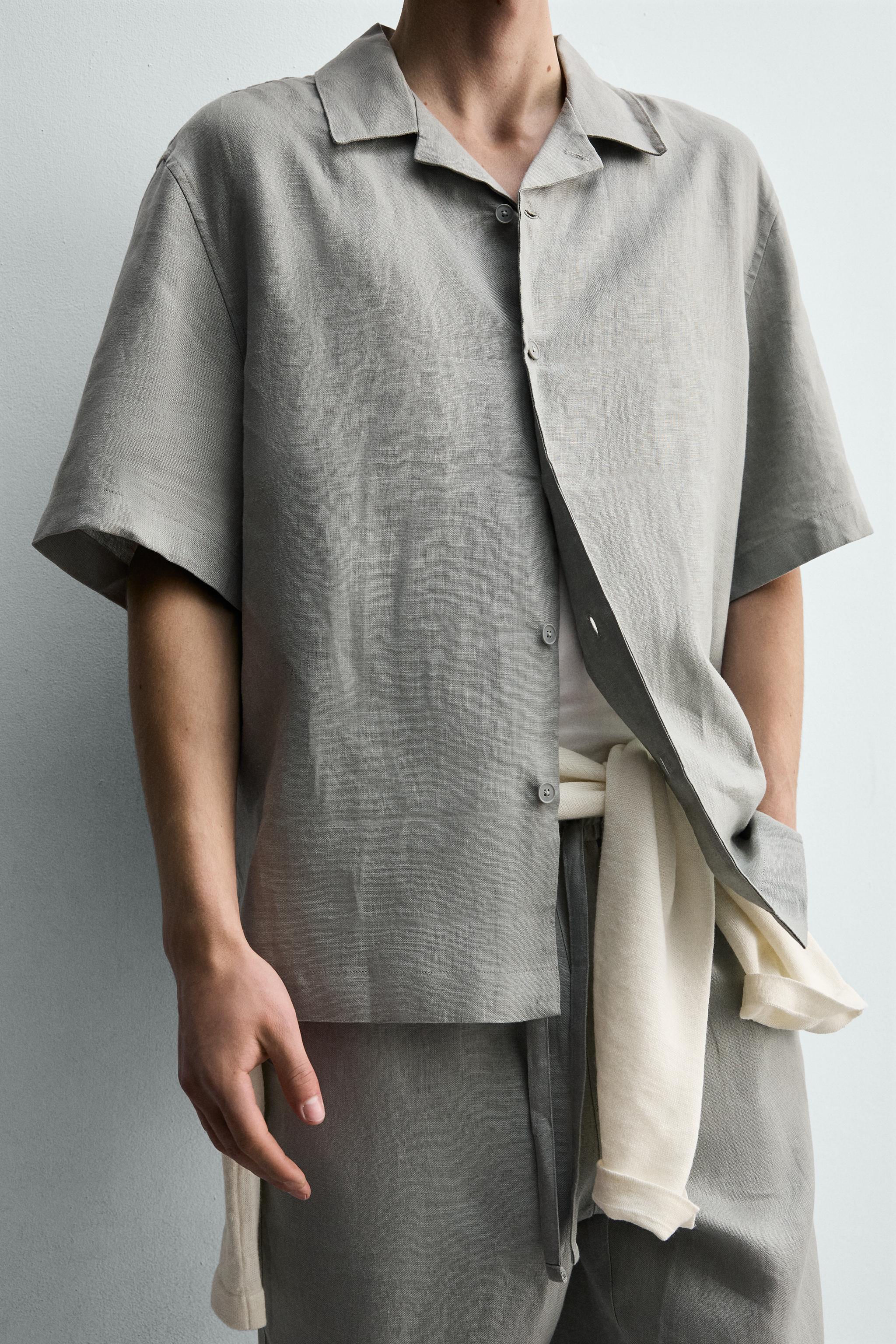 100% LINEN RELAXED FIT SHIRT