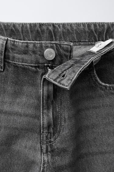 RELAXED BAGGY JEANS - Dark grey by Zara