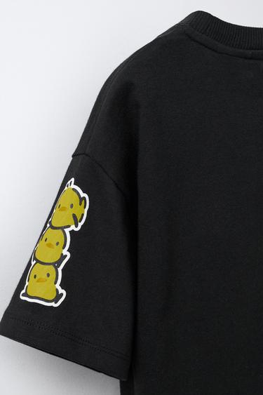 POCHACCO AND HIS FRIENDS © SANRIO T-SHIRT - Black by Zara - Image 3