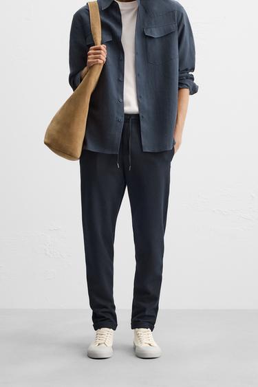 PANTALÓN CINTURA JOGGER EASY CARE - Mariño de Zara