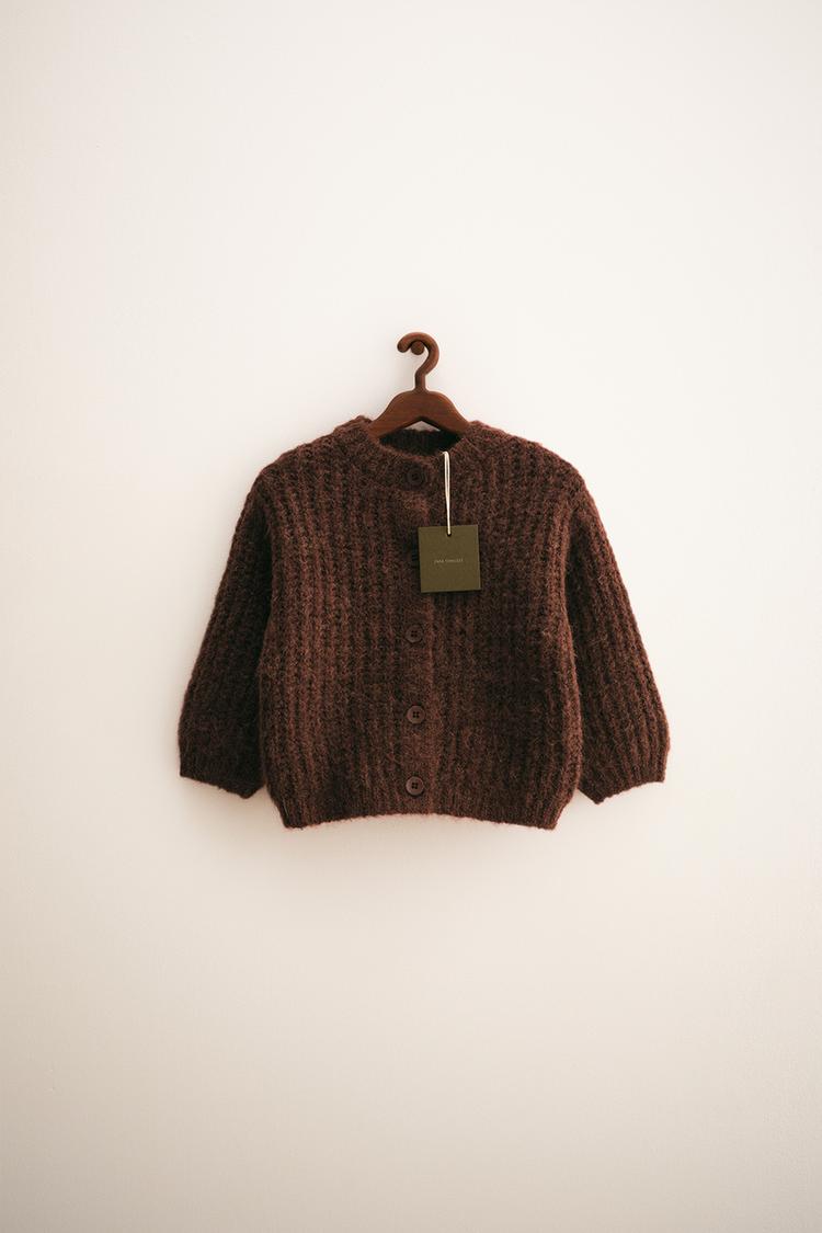 ZARA TIMELESS - CHUNKY WOOL KNIT CARDIGAN