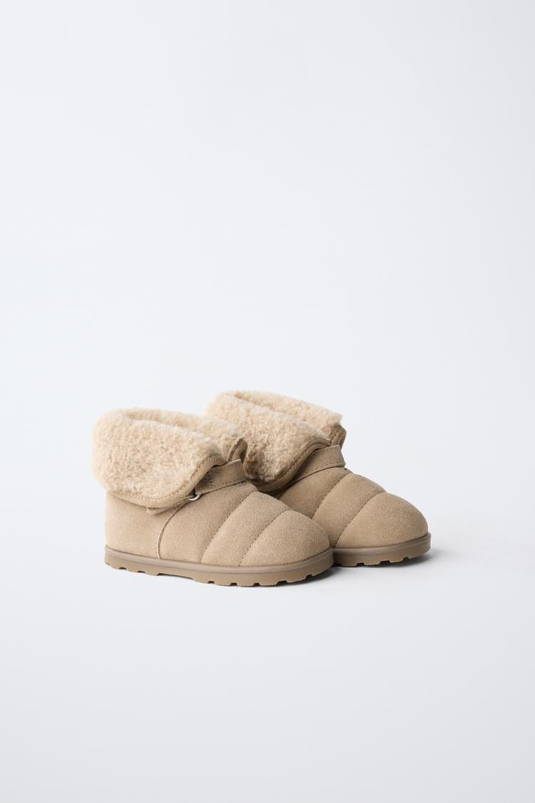 Bota forrada barefoot piel