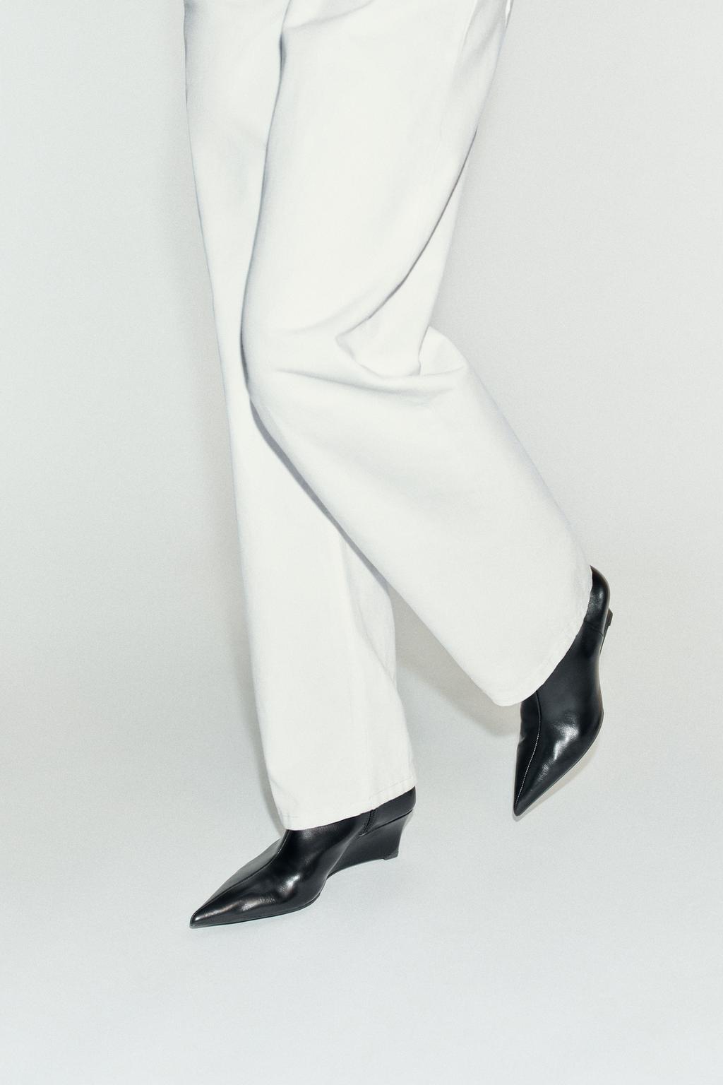 WEDGE HEEL ANKLE BOOTS