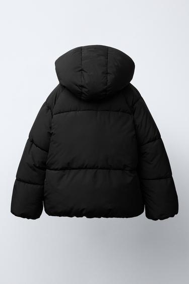 DOUDOUNE À CAPUCHE - Noir de Zara - Image 3