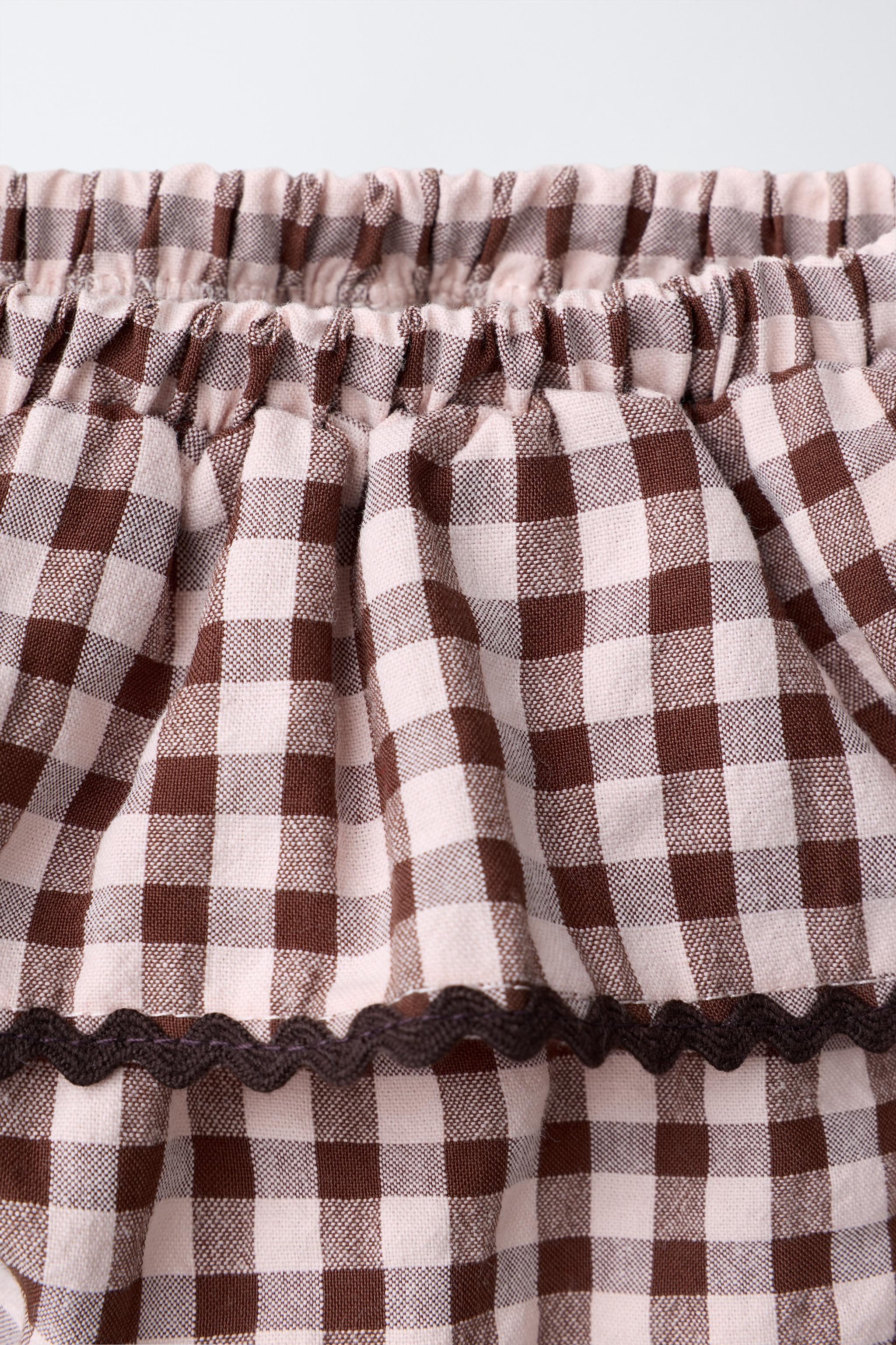 Трусы GINGHAM для детей, оборки — Zara — фото 4