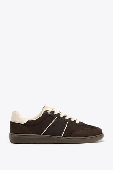 Zara ATHLETIC SNEAKERS - Brown