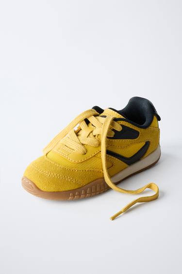 COMBINED SPORTS TRAINERS - Yellow by Zara - Image 2