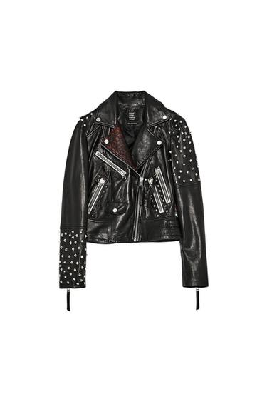 STUDDED BIKER JACKET